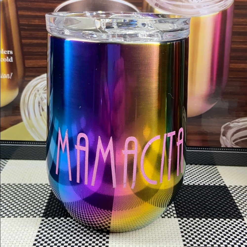 Stemless Wine Tumbler Personalized “Mamacita”